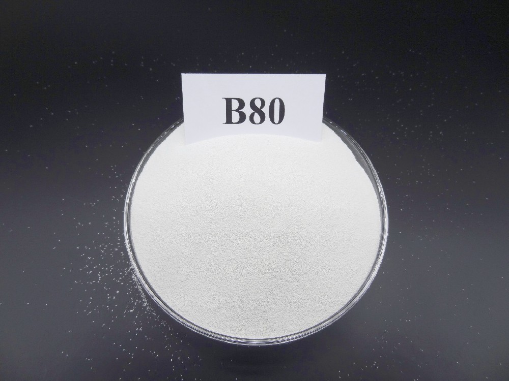 锂电池外壳 铝壳 钢壳专用喷砂陶瓷砂B60 陶瓷砂B80